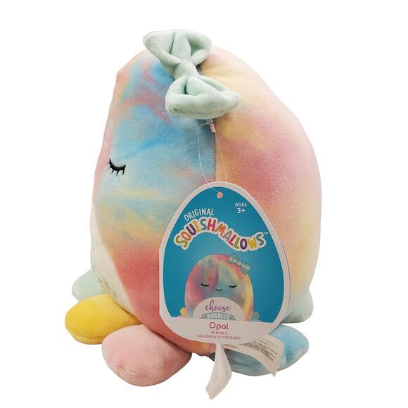 Squishmallow Opal Octopus Choose Kindness Sleepy Pajamas Winter Release Plush - Picture 2 of 6